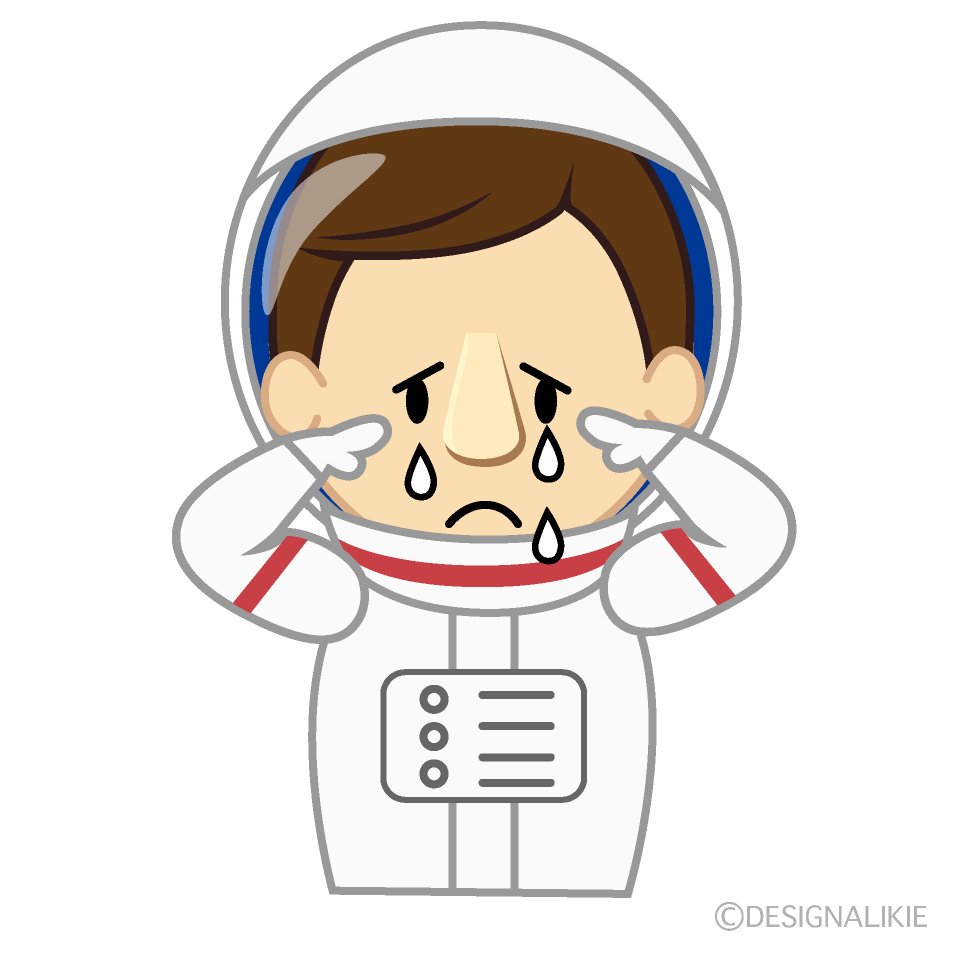 泣く宇宙飛行士