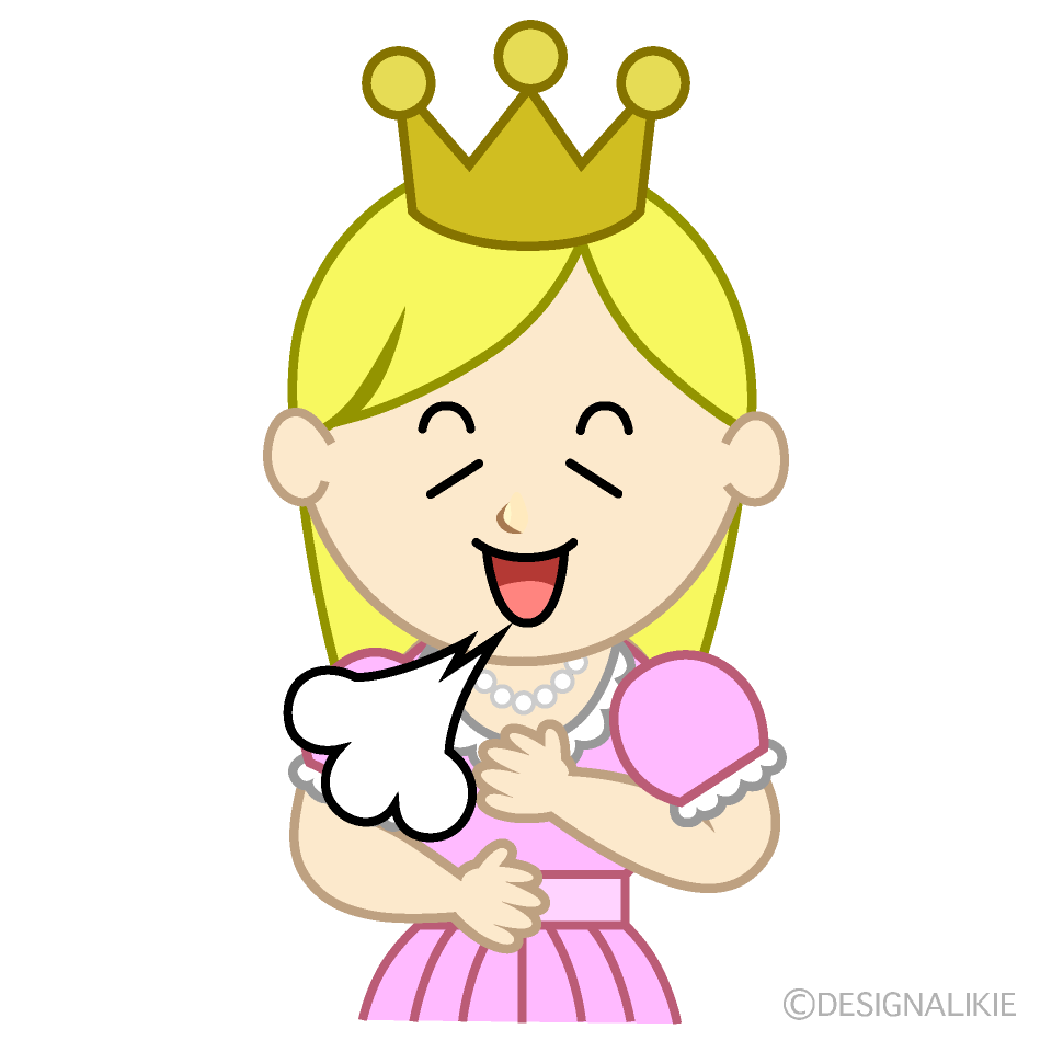 ほっとするお姫様