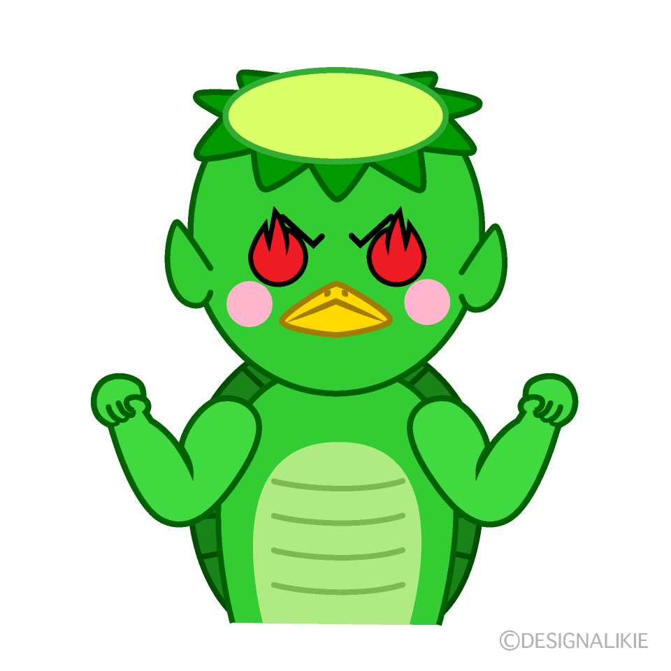 燃える河童