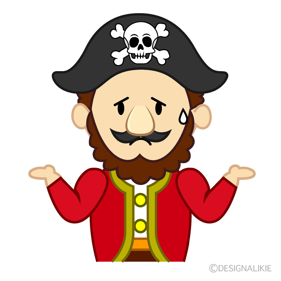 困る海賊