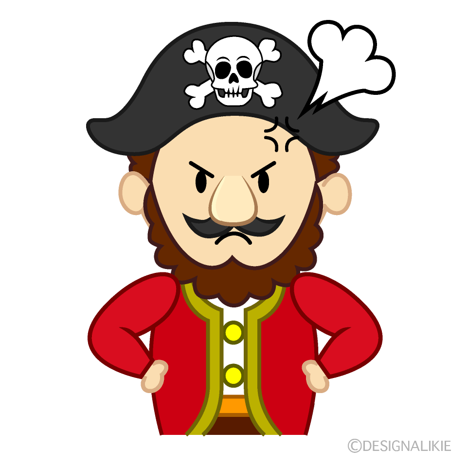 怒る海賊