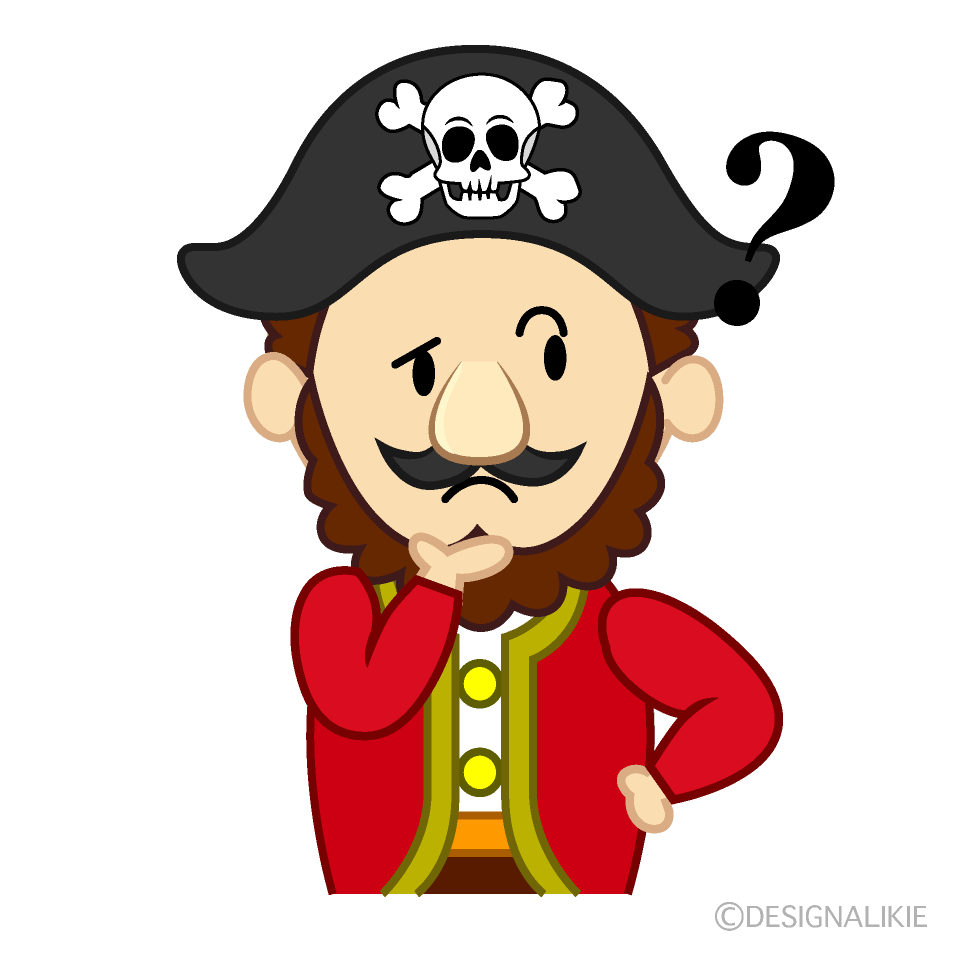 考える海賊