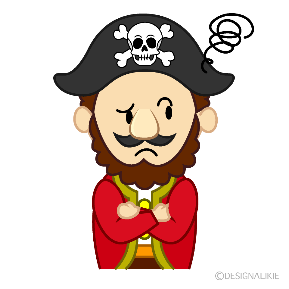 悩む海賊