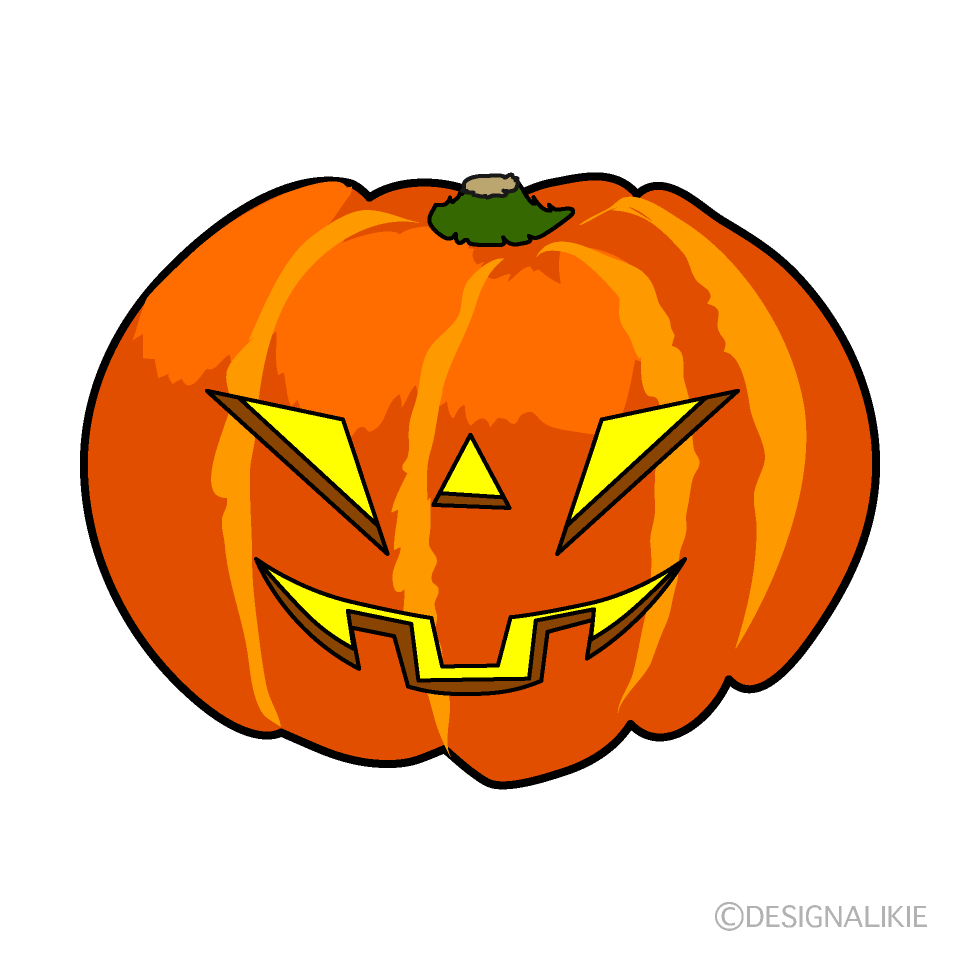 怒ったハロウィンかぼちゃ