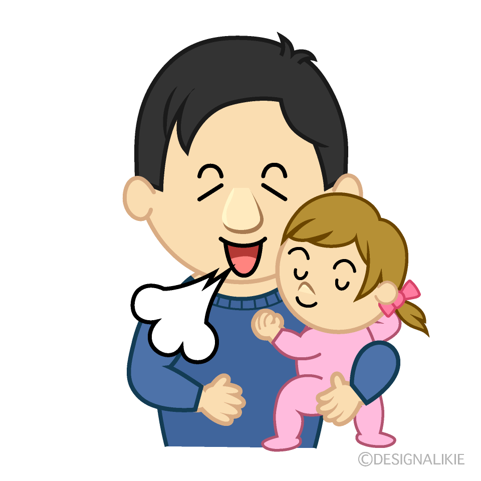 ほっとするパパ