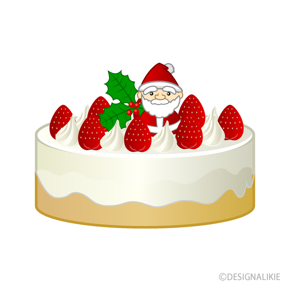 サンタクロースのクリスマスケーキ