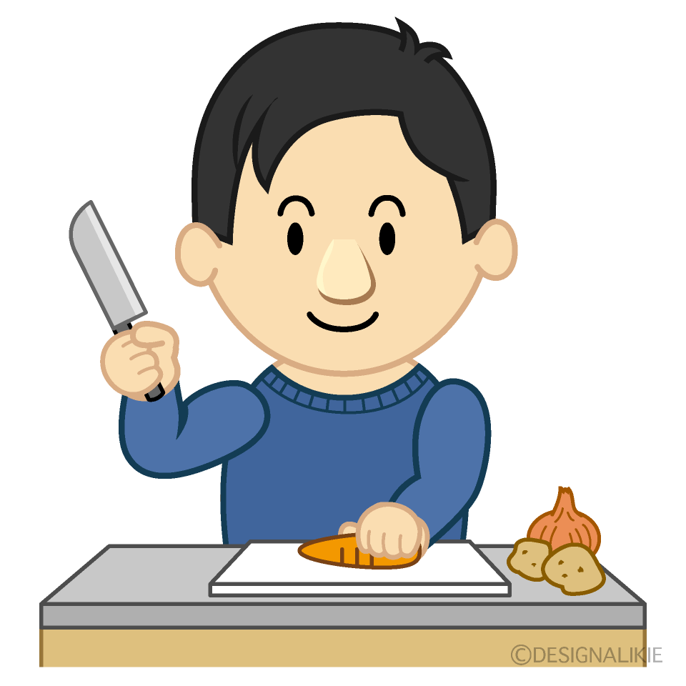 料理パパキャラ