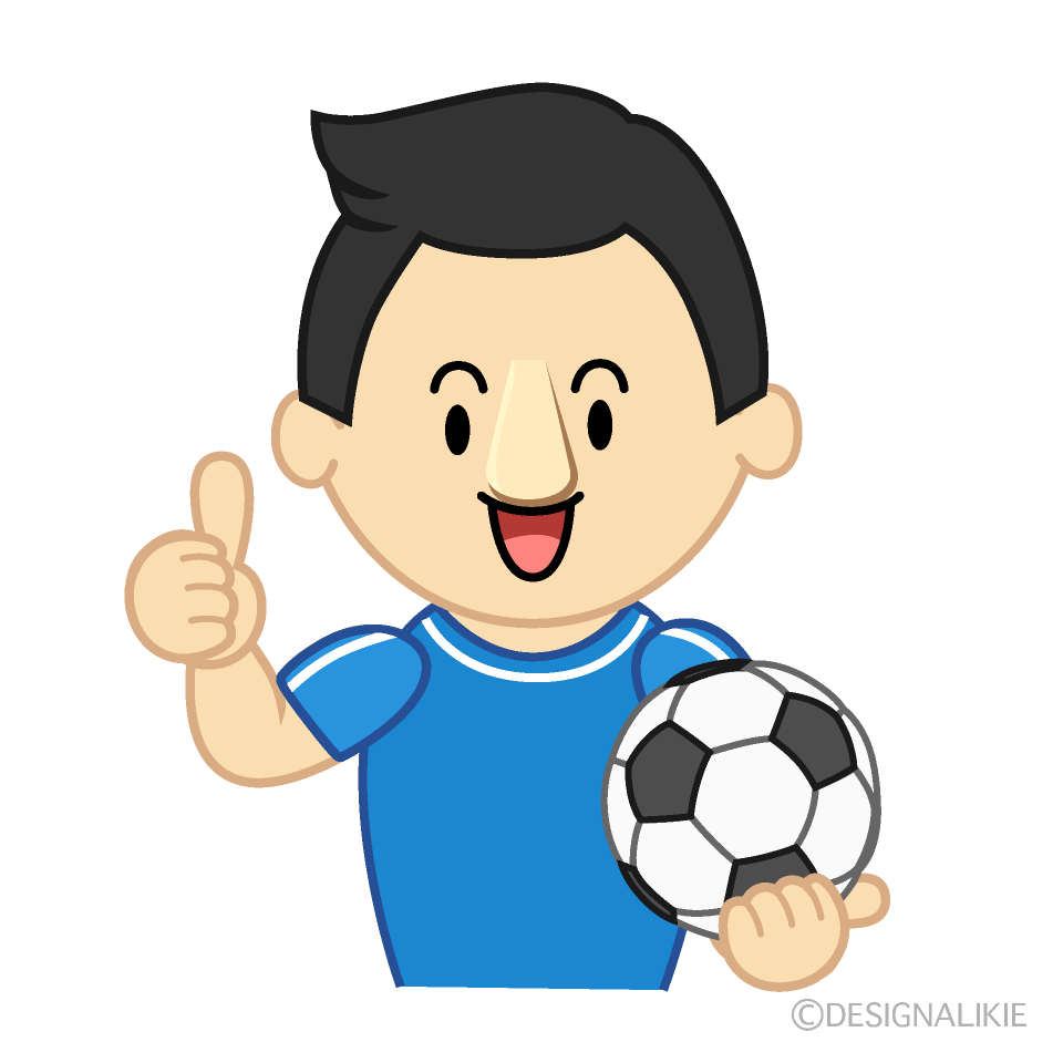 いいねするサッカー選手