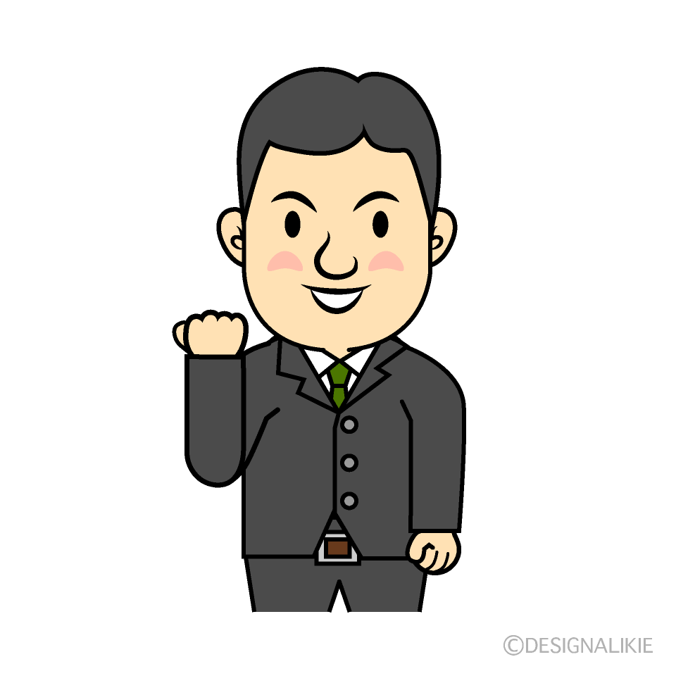 スーツ姿の営業マン