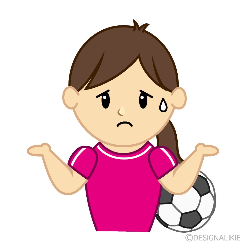 困る女子サッカー