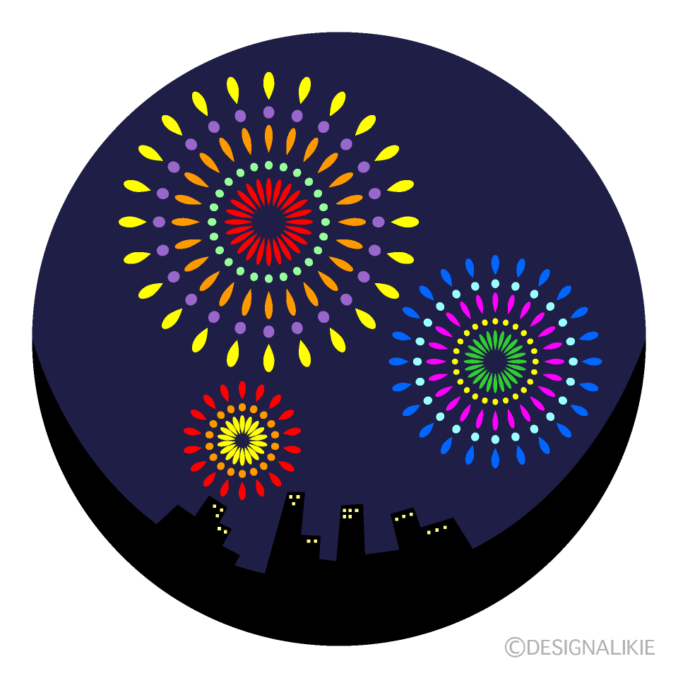 夏祭りの花火