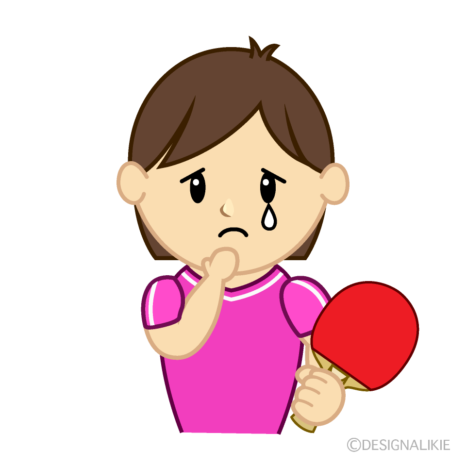 悲しい女子卓球
