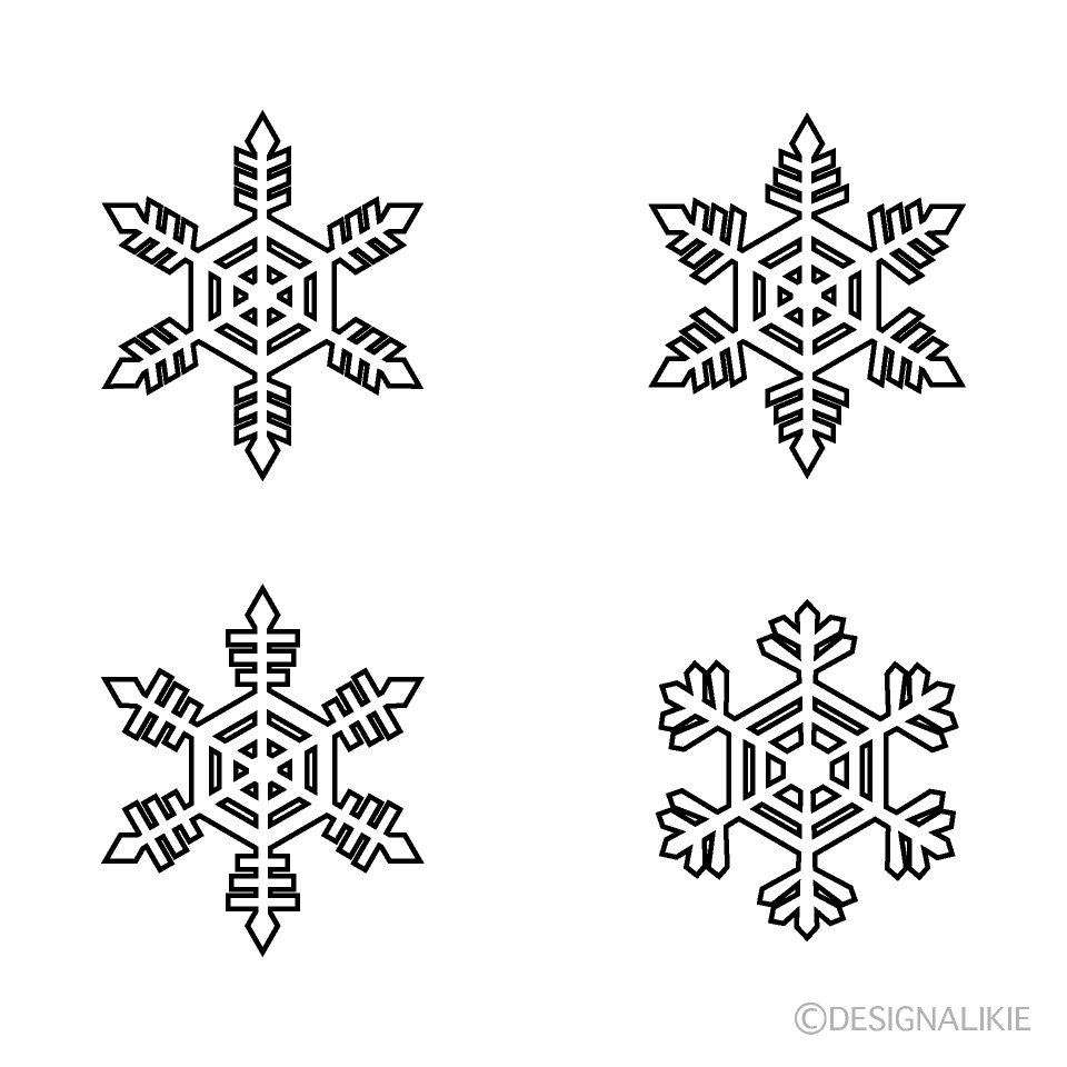 雪の結晶マーク その１