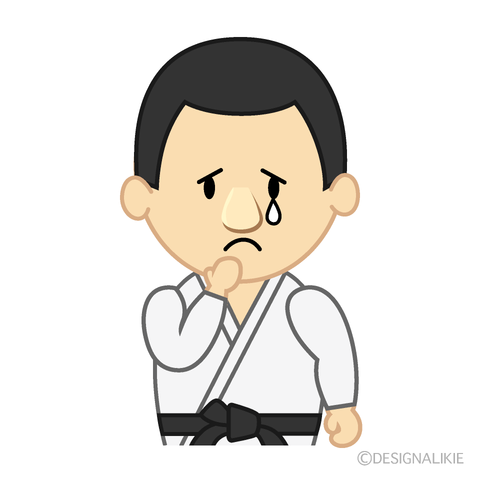悲しい柔道選手