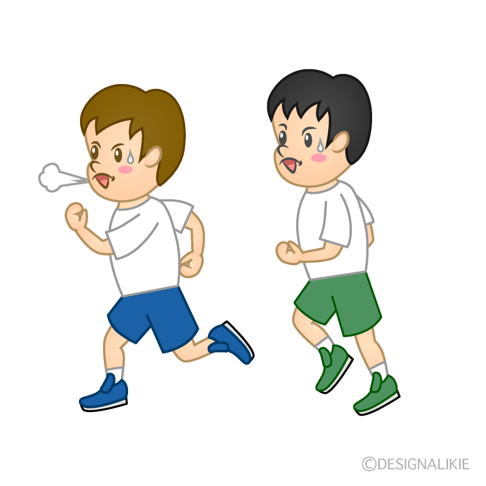 小学生のマラソン