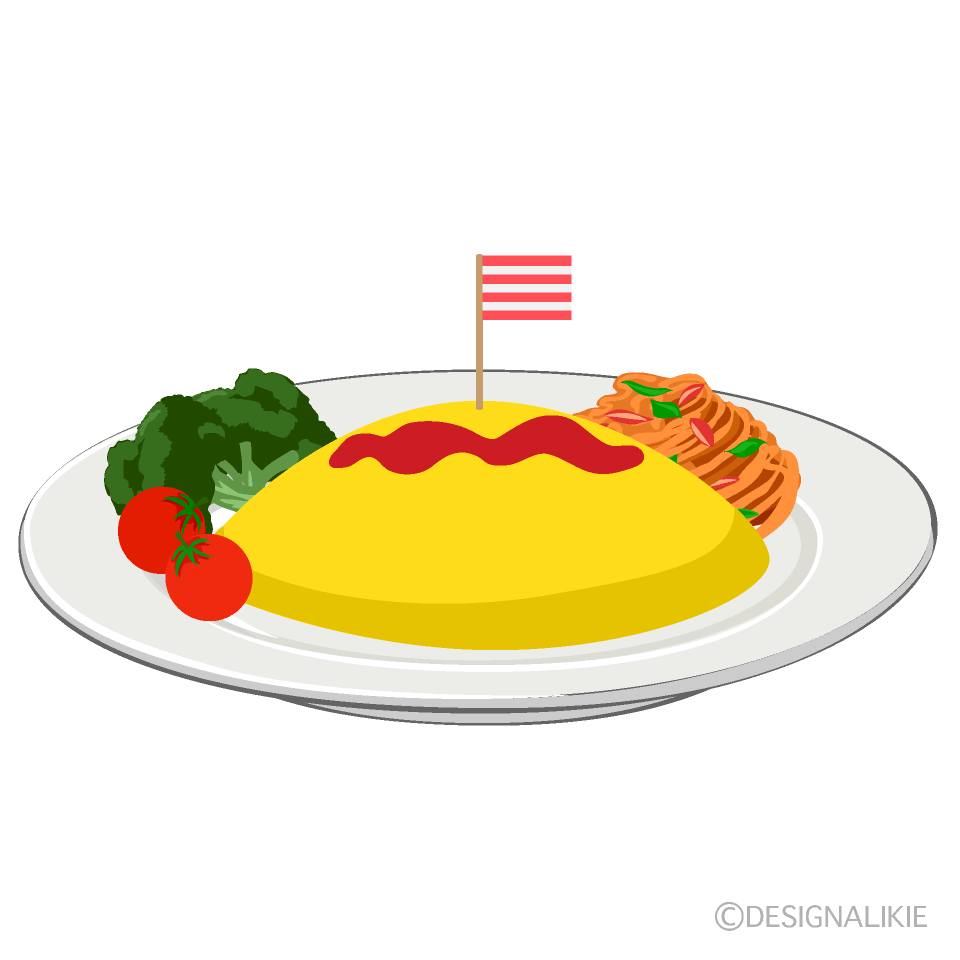 お子様ランチのオムライス