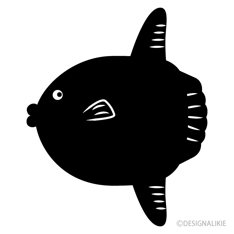 マンボウシルエット