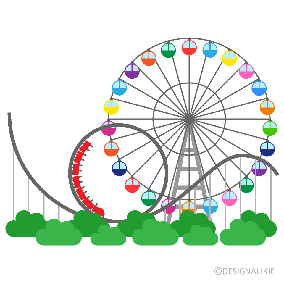 遊園地の観覧車