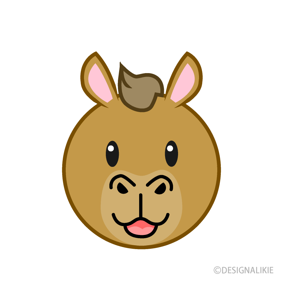 可愛いラクダの顔