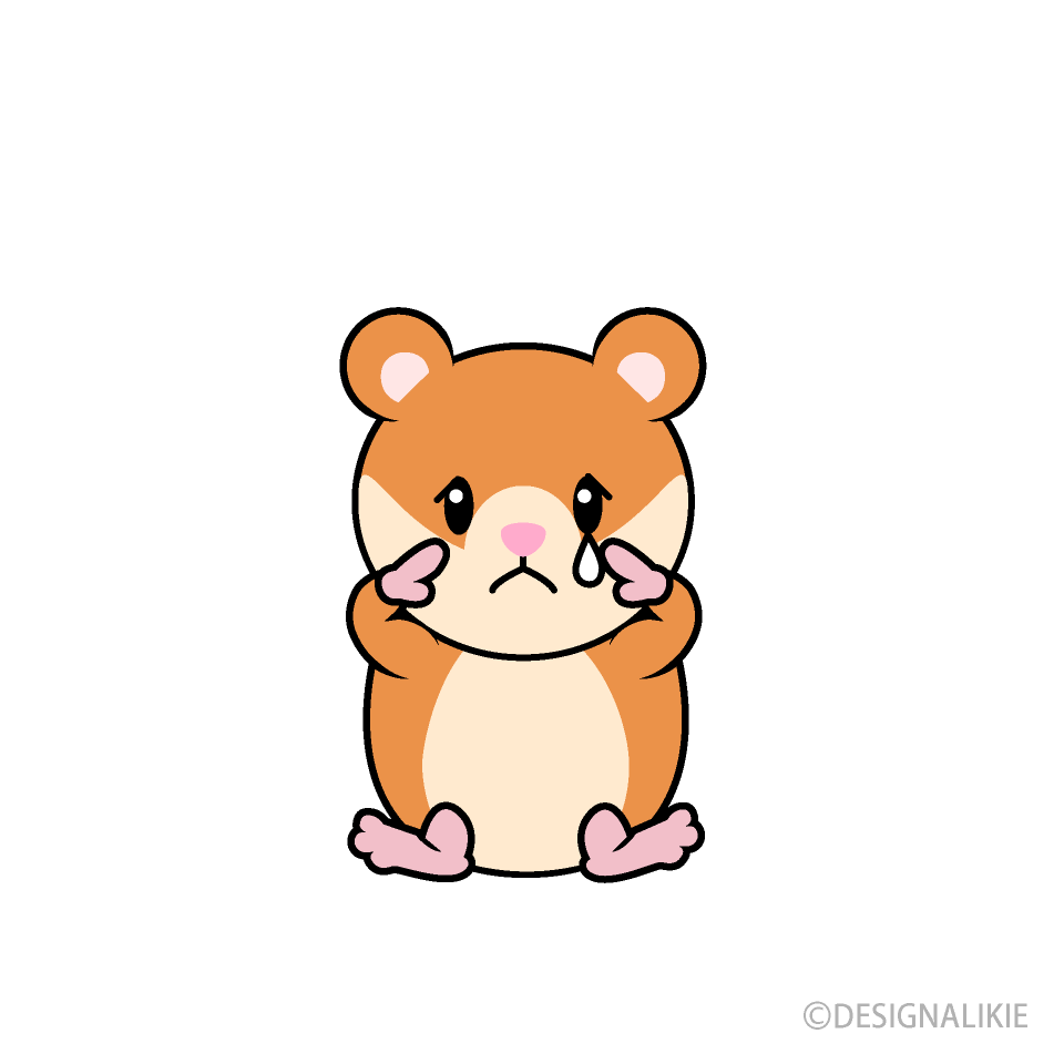 悲しいハムスターキャラ