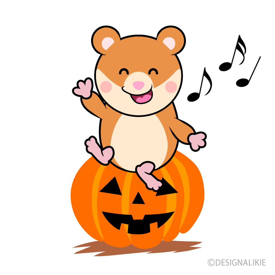 ハロウィンのハムスターキャラ
