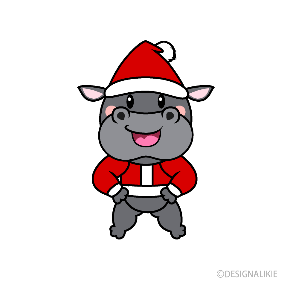 クリスマスのカバキャラ