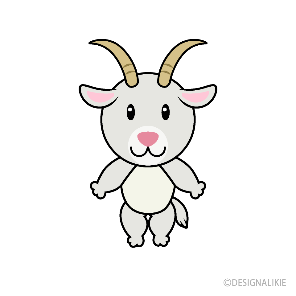 かわいいヤギキャラ