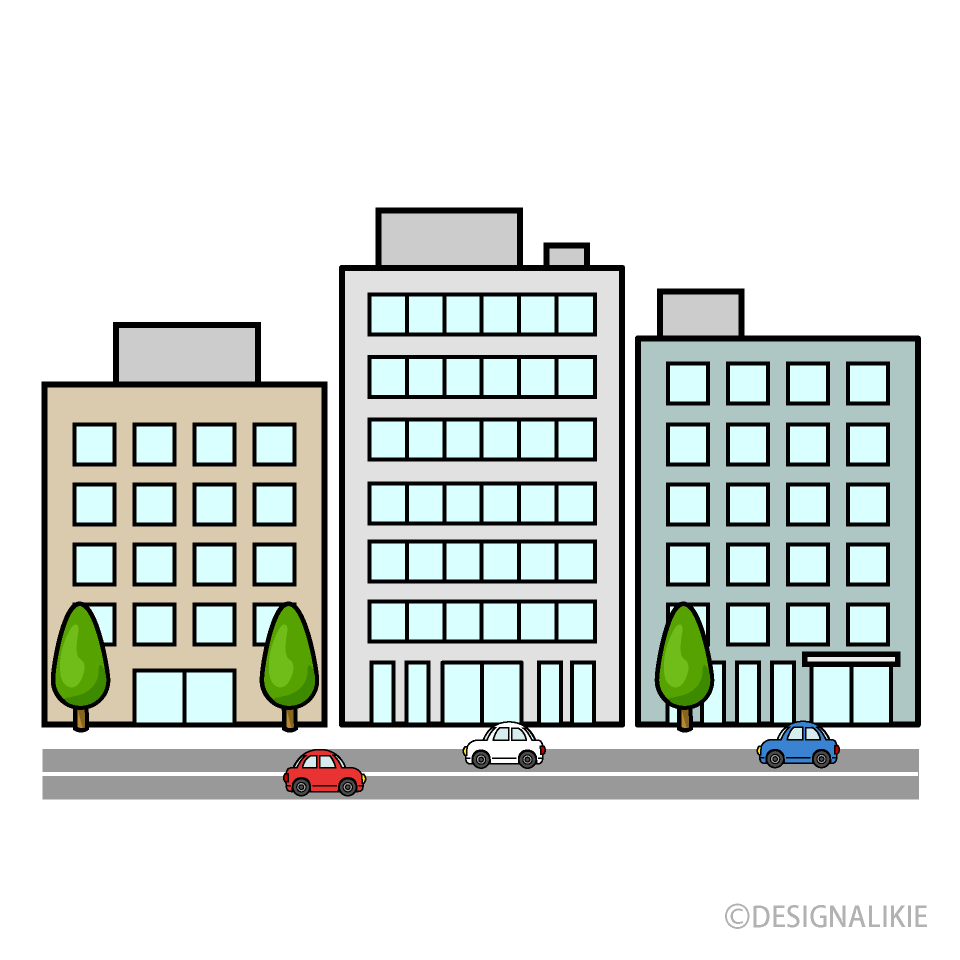 街のビル