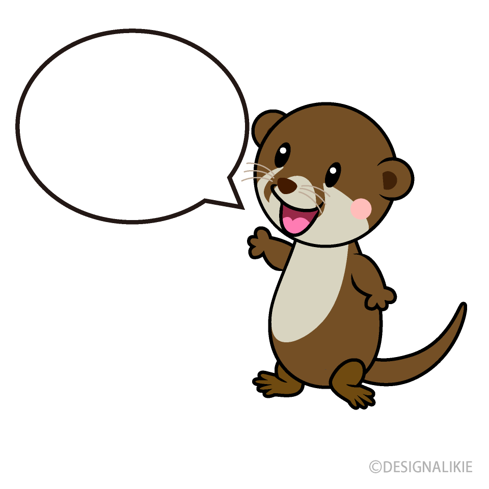 話すカワウソキャラ