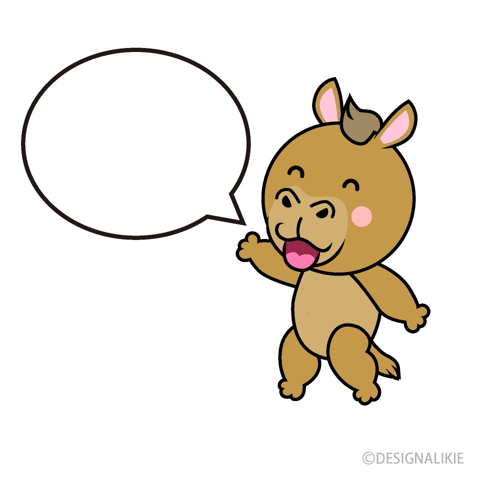 話すラクダキャラ