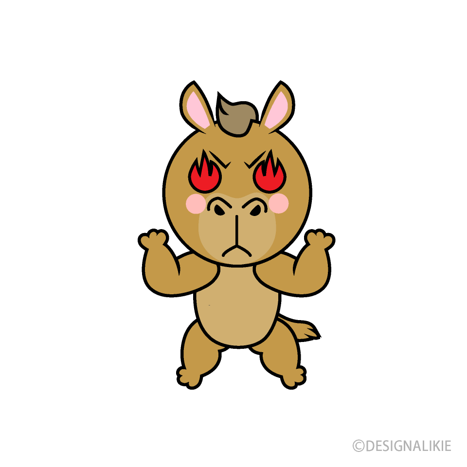 やる気のラクダキャラ