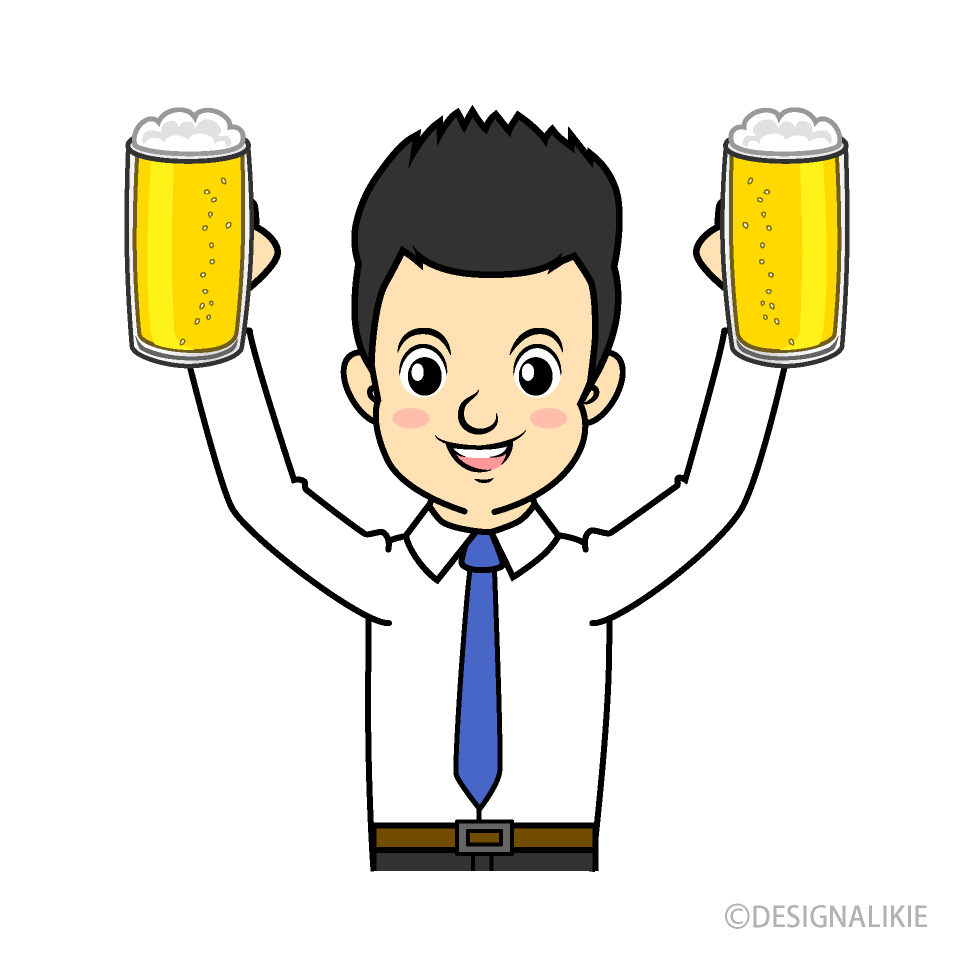 ビール大好きサラリーマン