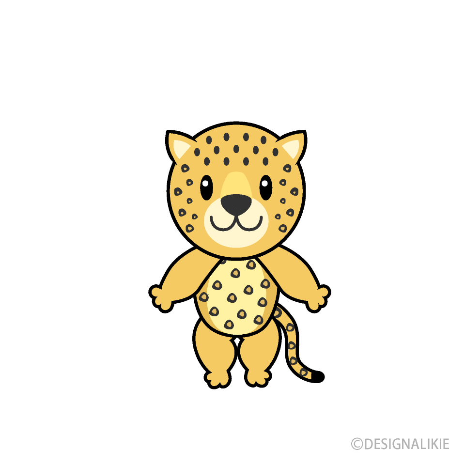 かわいいヒョウキャラ