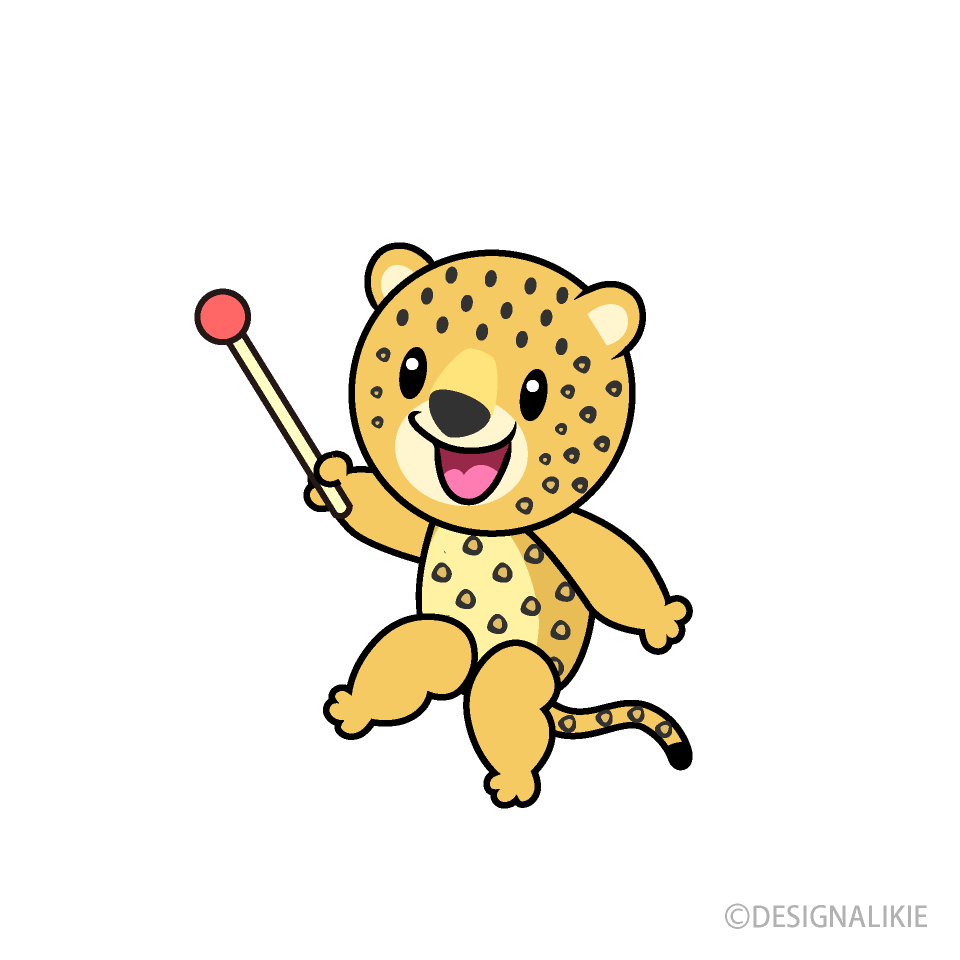 説明ヒョウキャラ