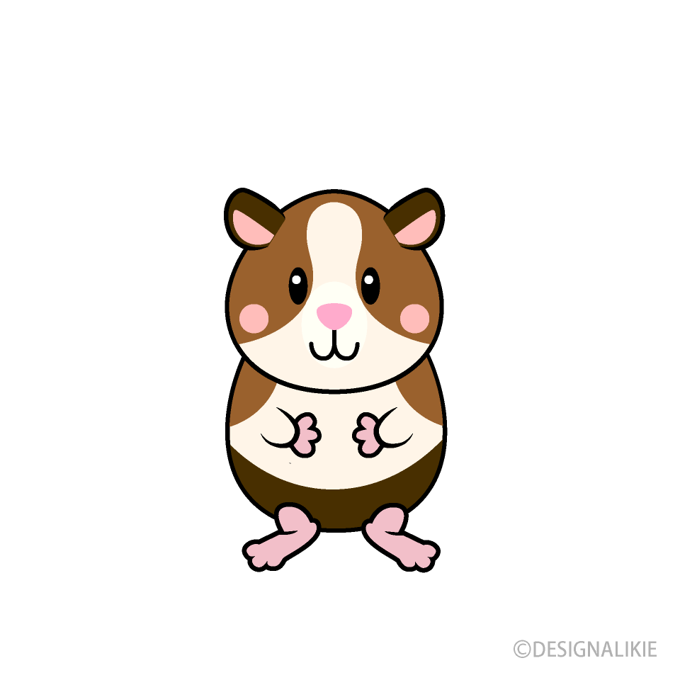 かわいいモルモットキャラ