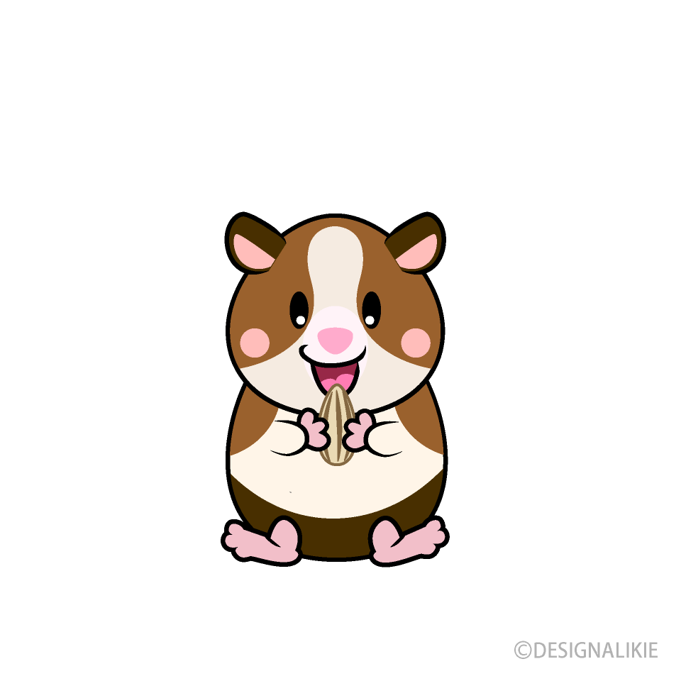 食べるモルモットキャラ