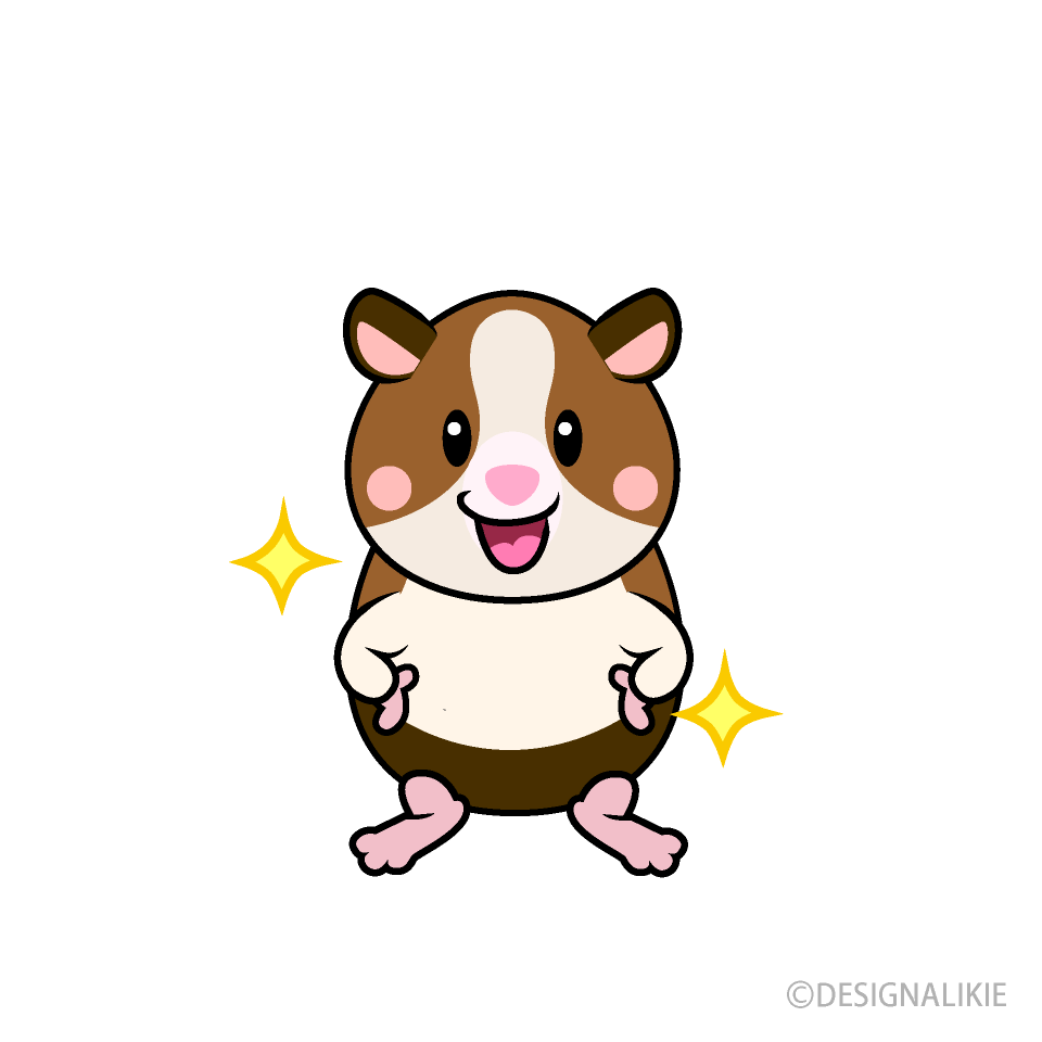自信のモルモットキャラ