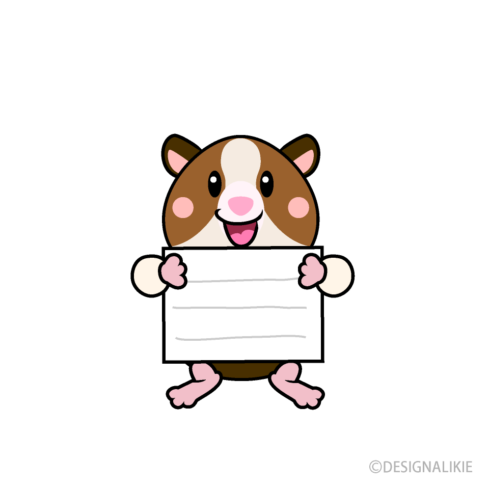 案内モルモットキャラ