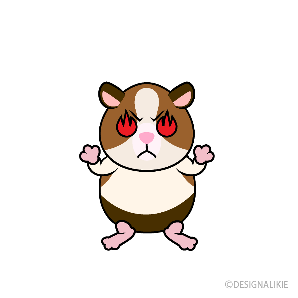 やる気のモルモットキャラ