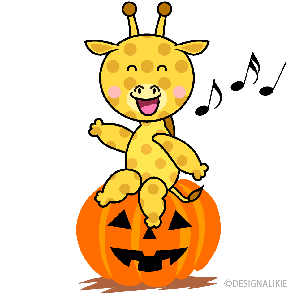 ハロウィンのキリンキャラ