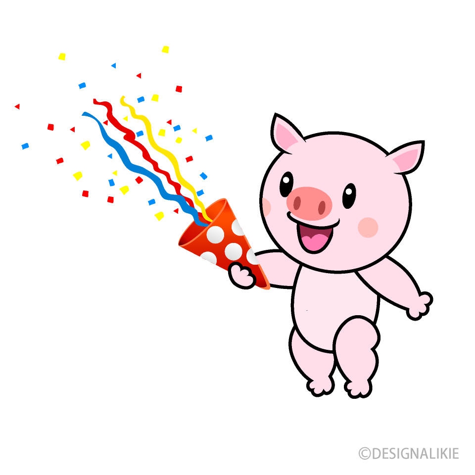 パーティーのブタキャラ