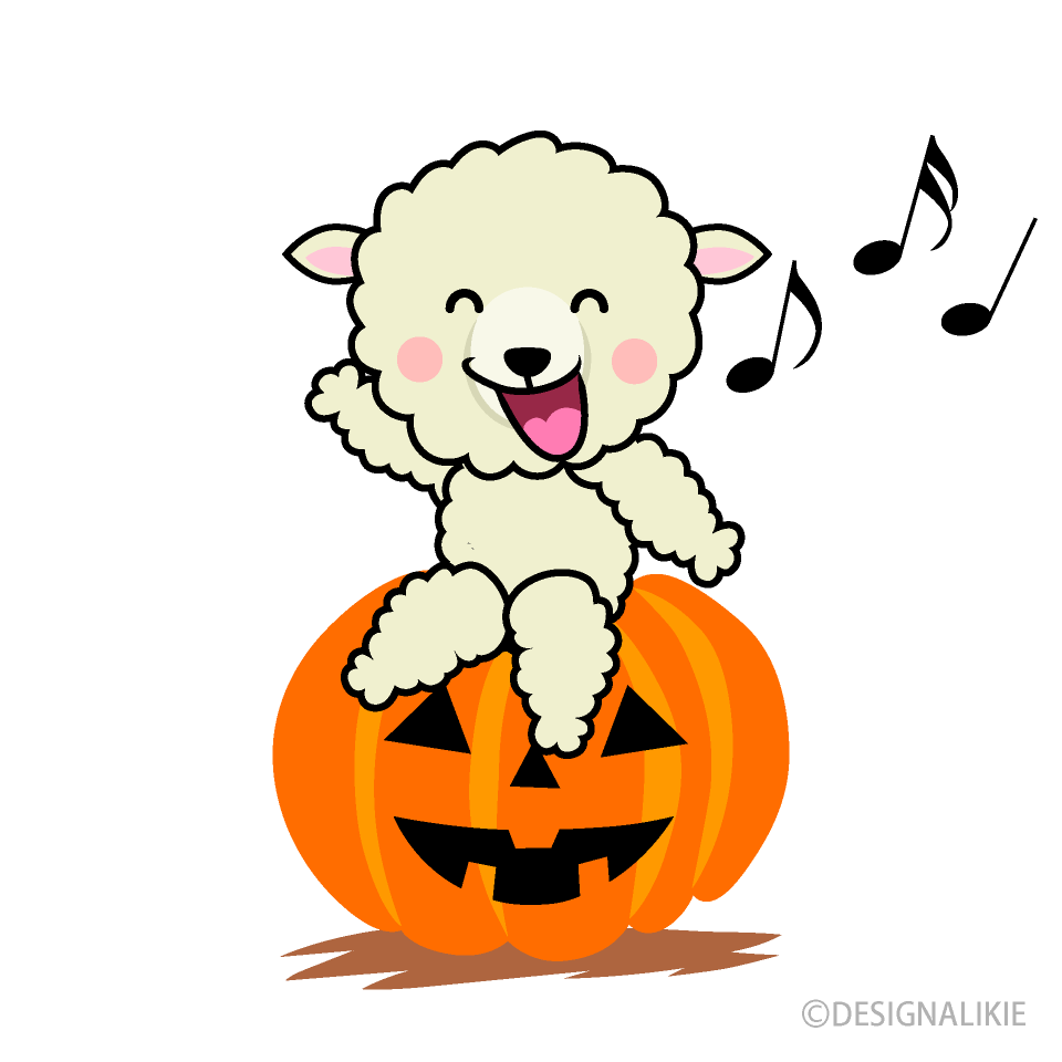 ハロウィンのヒツジキャラ