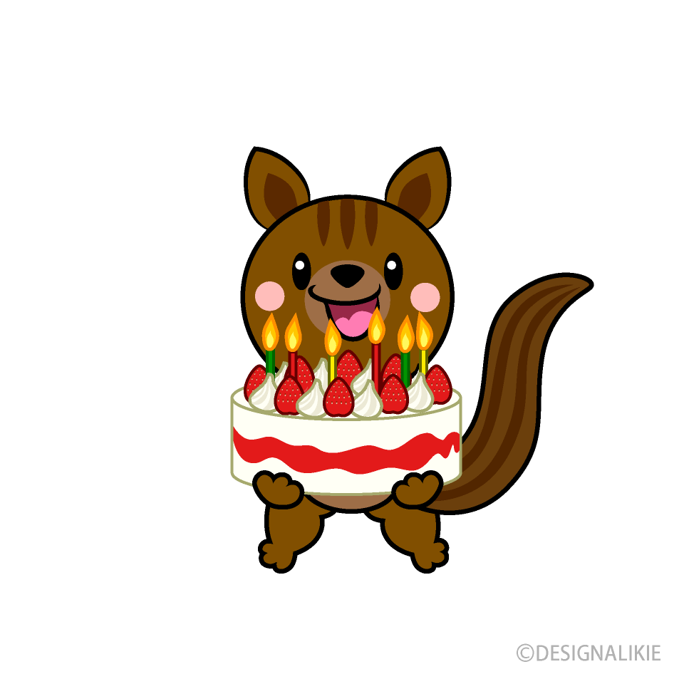 誕生日のリスキャラ
