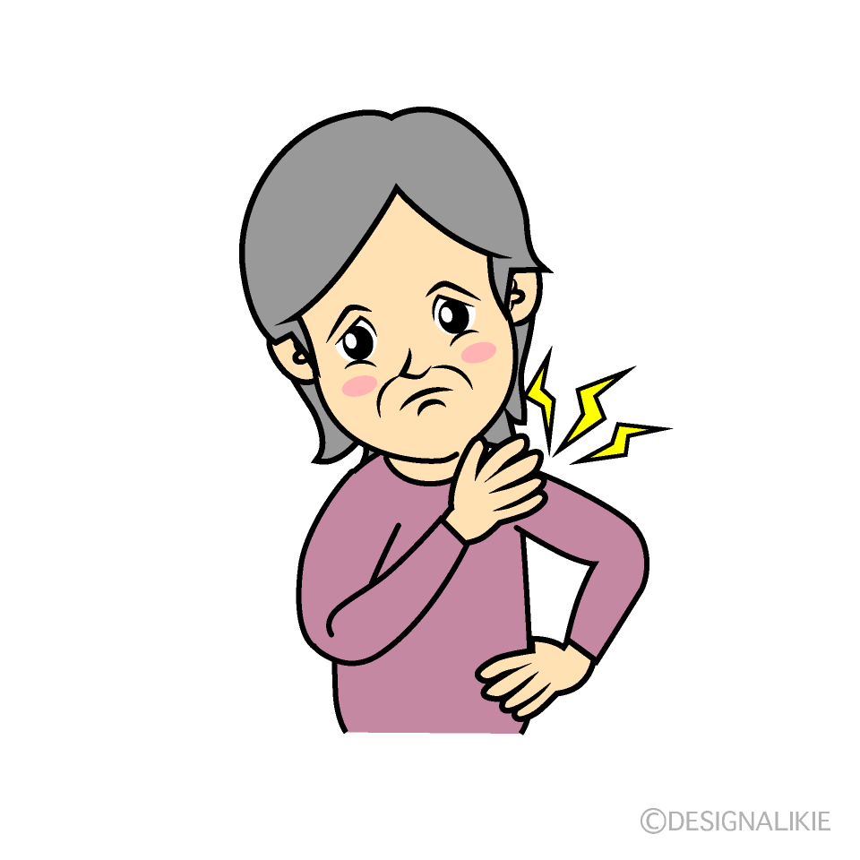 肩こりの女性
