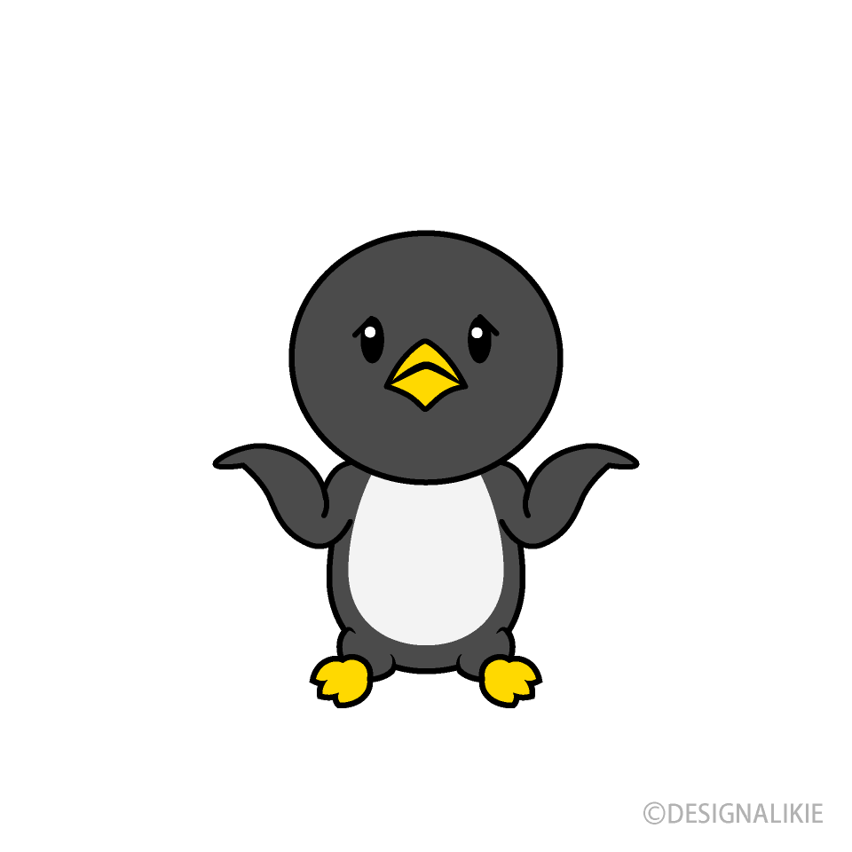 困るペンギンキャラ