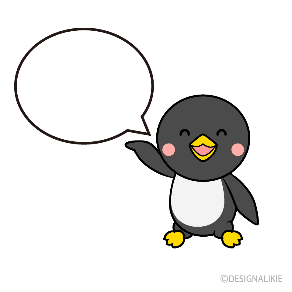 話すペンギンキャラ