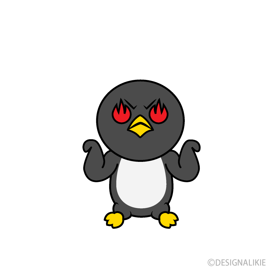 やる気のペンギンキャラ
