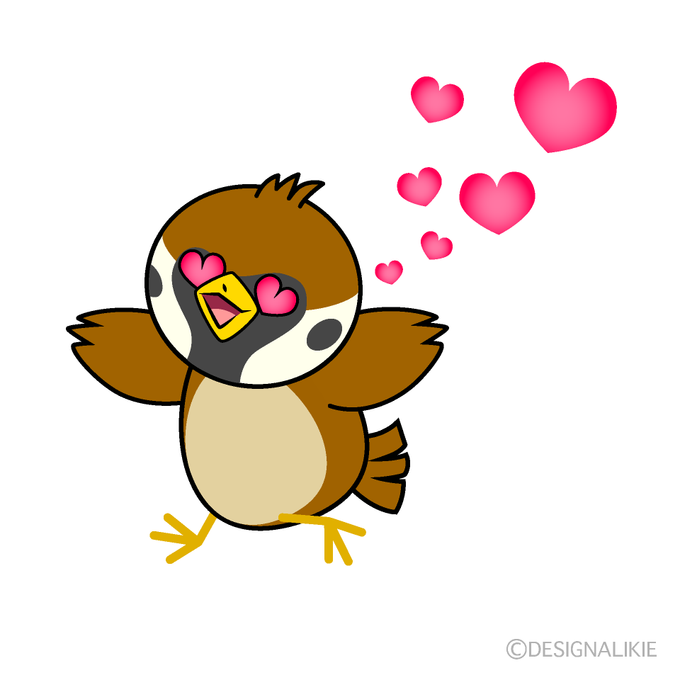大好きなスズメキャラ