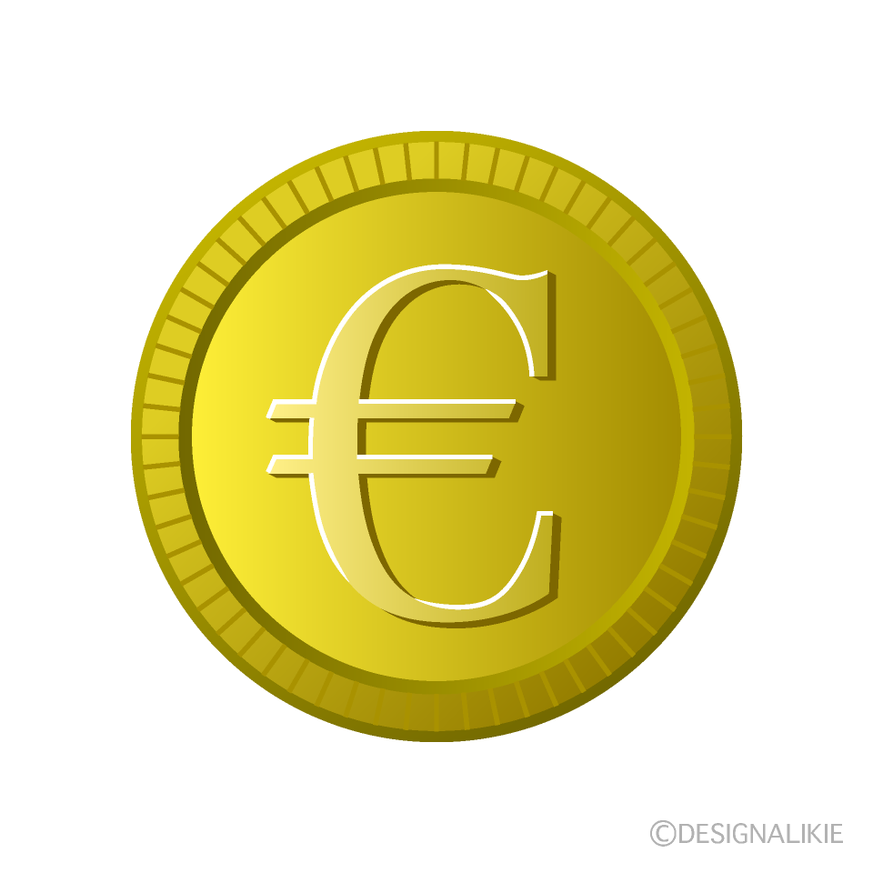 ユーロ通貨のコイン