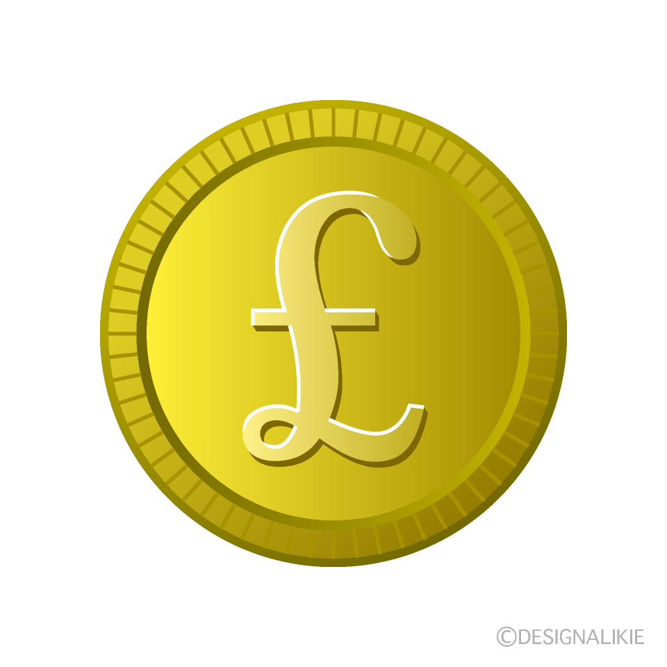 ポンド通貨のコイン